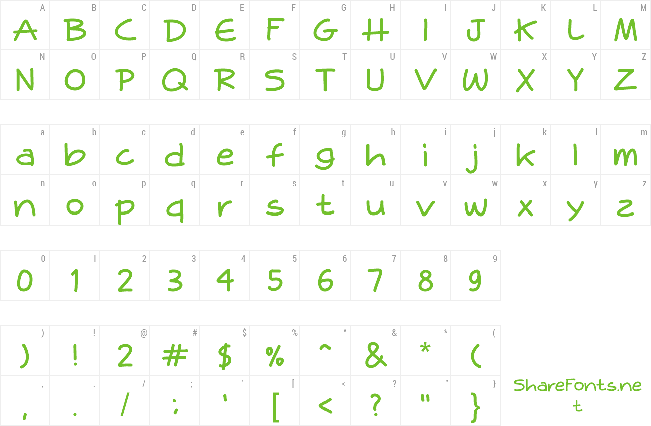 Font The Simple Life preview